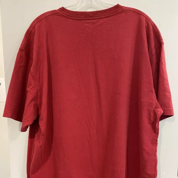 CARHARTT Original Fit Mens Short Sleeve Crew Neck Pocket Tee Shirt Size XL Faded - Picture 2 of 8